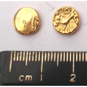 No 491 Celtic Commios Digamma Quarter Gold Stater Image
