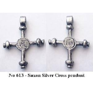 No 613 Saxon Silver Cross Pendant Image