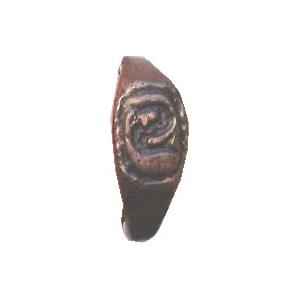No 473 Medieval Bronze Seal Ring Image