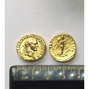 No 617 Roman Gold Aureus of Vespasian Image
