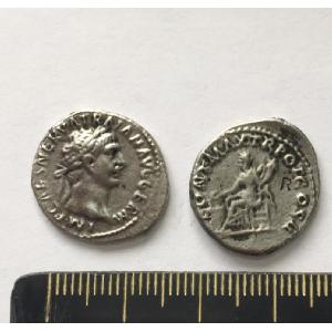 No 659 Roman Denarius of Trajan Image
