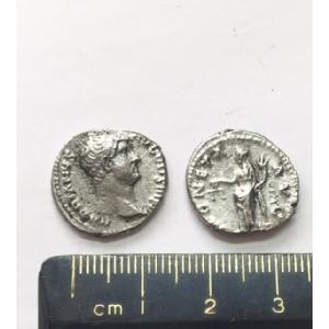 No 695 Roman Denarius of Hadrian Image