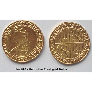 No 690 Pedro the Cruel Gold Dobla Image
