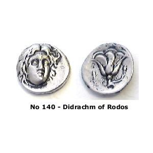 No 140 Didrachm of Rodos Image