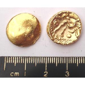 No 484 Gallic War Uniface Gold Stater Image