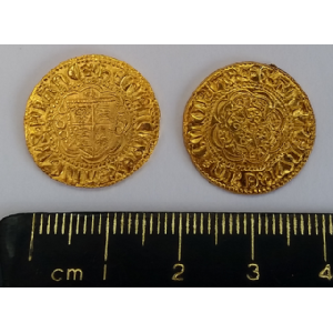No 787 - Gold Quarter Noble of Henry V Image