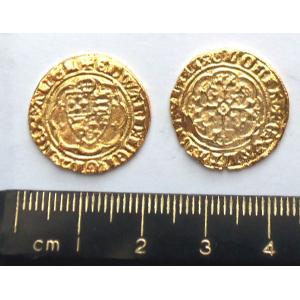 No 475 Edward III Gold Quarter Noble Image