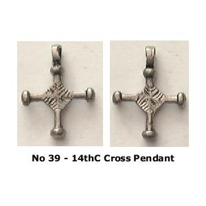 No 39 14th Century Cross pendant Image