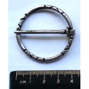 No 125 Medieval Silver Ring Brooch Image