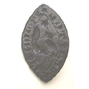 No 358 Medieval Bronze Seal Image