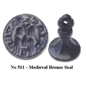 No 511 Medieval Bronze Seal Image