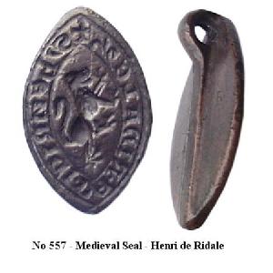 No 557 Medieval Seal Image
