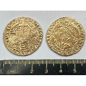 Reduced Price - No 84 Henry VIII Gold Angel Image