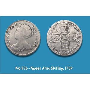 No 536 Queen Anne Shilling Image