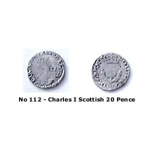 No 112 Charles I Scottish 20 Pence Image