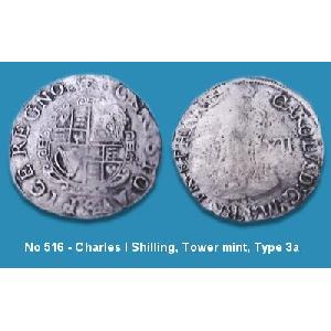 No 516 Charles I Shilling Image