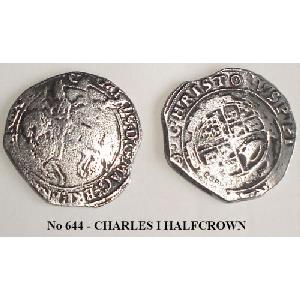 No 644 Charles I Half-Crown Image
