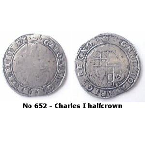 No 652 Charles I Half-Crown Image