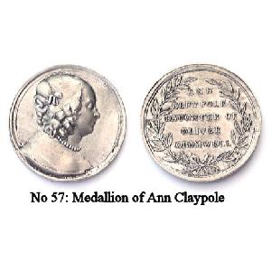 No 57 C18th Medal of Ann Claypole Image