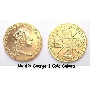 No 62 Gold Guinea of George I Image