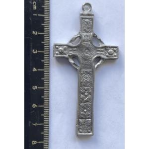 No 244 Ancient looking silver cross pendant Image