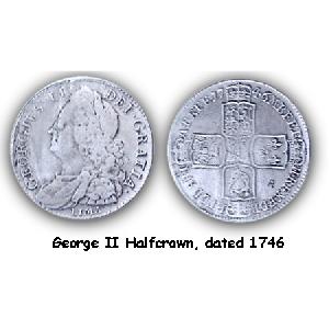No 254 George II Half-Crown Image