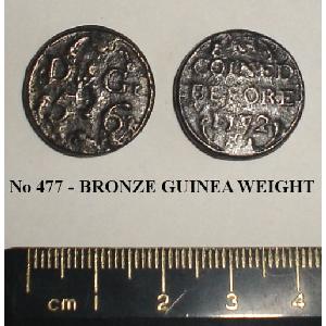 No 477 Bronze Guinea Weight Image