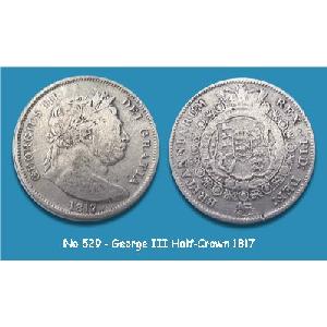 No 529 George III Half-Crown Image