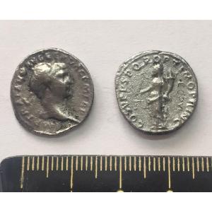 No 4 Roman Denarius of Trajan Image