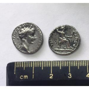 No 61 Roman Denarius of Tiberius Image