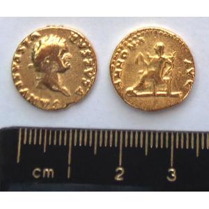 No 501 Roman Gold Aureus of Titus Image