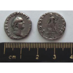 No 595 Roman Denarius of Vespasian Image
