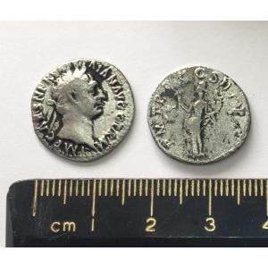 No 614 Roman Denarius of Trajan Image