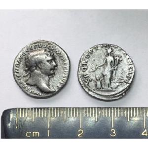 No 655 Roman Denarius of Trajan Image