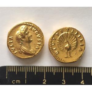 No 631 Gold Aureus of Julia Titi Image