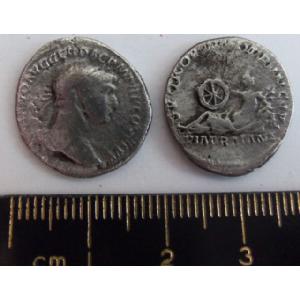 No 514 Roman denarius of Trajan Image