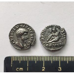 No 87 Roman Denarius of Lucius Verus Image