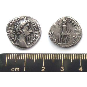 No 91 Roman Denarius of Marcus Aurelius Image