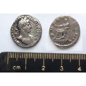No 296 Roman Denarius of Hadrian Image