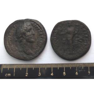 No 489 Roman Sestertius of Antoninus Pius Image