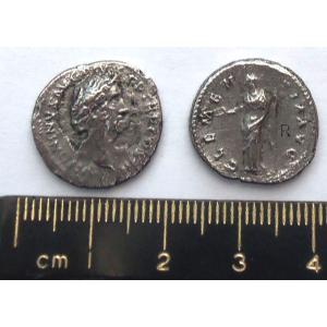 No 494 Roman Denarius of Antoninus Pius Image