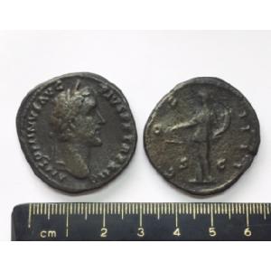 No 329 Roman Sestertius of Antoninus Pius Image