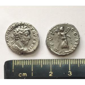 No 682 Roman Denarius of Marcus Aurelius Image