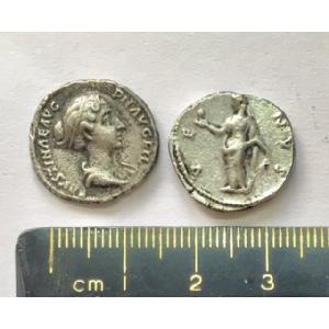 No 681 Roman Denarius of Faustina Junior Image