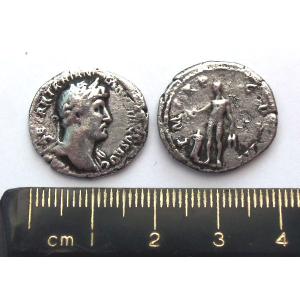 No 90 Roman Denarius of Hadrian Image