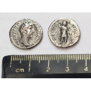 No 668 Roman Denarius of Lucius Verus Image