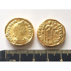 No 646 Roman Gold Solidus of Severus III Image