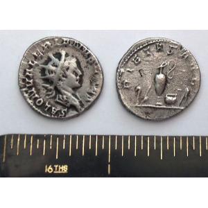 No 380 Roman Antoninianus of Saloninus Image