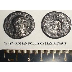 No 487 Roman Follis of Maximinaus Image