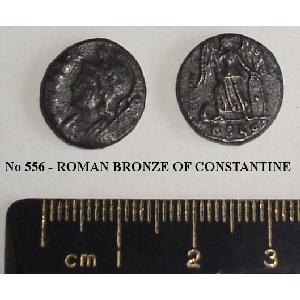 No 556 Roman Bronze of Constantine the Great Image